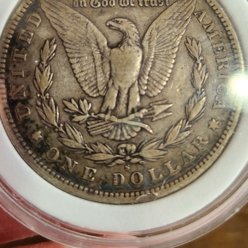 1896 San Francisco Morgan Silver One Dollar Coin